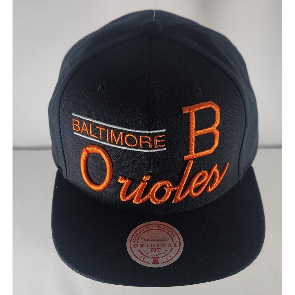 Baltimore Orioles Mitchell & Ness Retro Lockup Original Fit Snapback Hat NWT